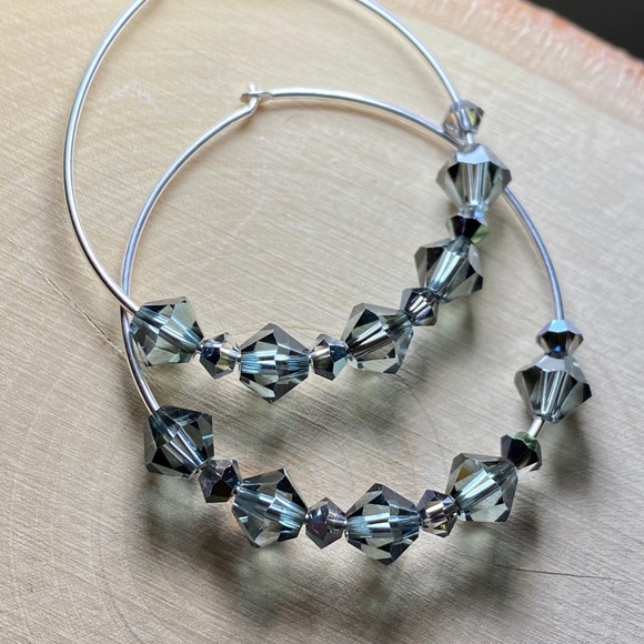 Jewelry - Swarovski satin crystal earrings